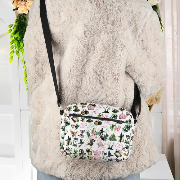 Musical Theater Crossbody Bag Unisex Canvas Gift for Witch Love Fan - Picture 6 of 7